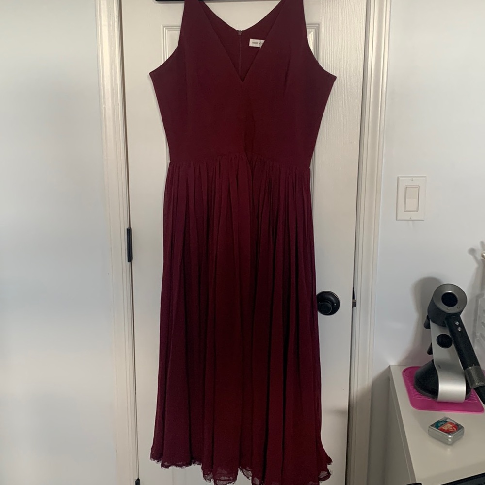 Dress the Population Burgundy Alicia Dress